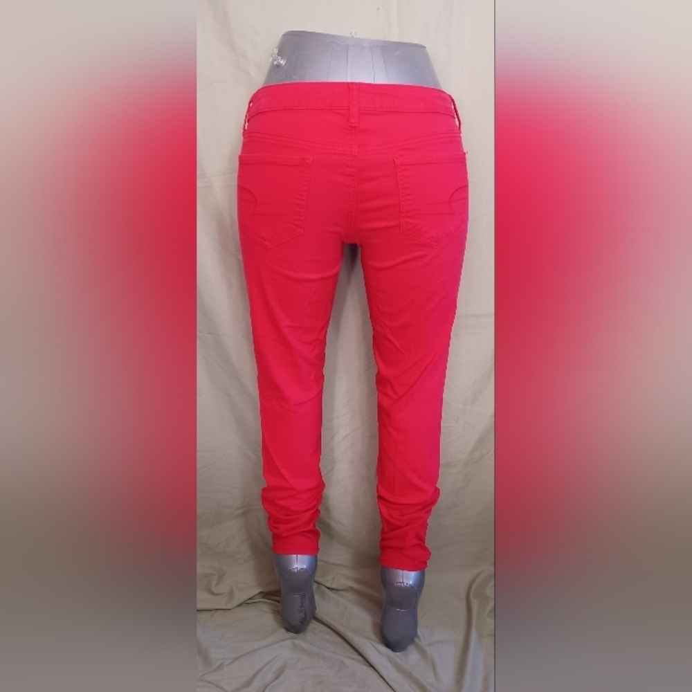 American Eagle Outfitters Bold Red Jegging Pants - Picture 6 of 10